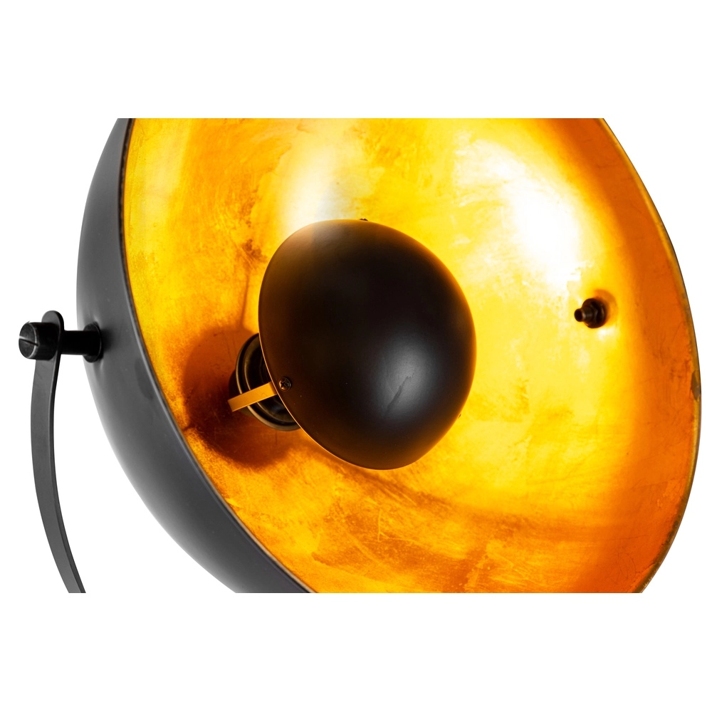 Tripod floor lamp Timo black with gold Globo 4048194068891