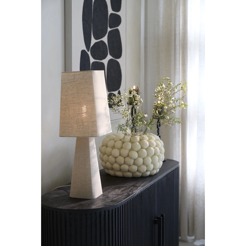 Linen table lamp Mikko 58cm - natural Light & Living 8717807758813