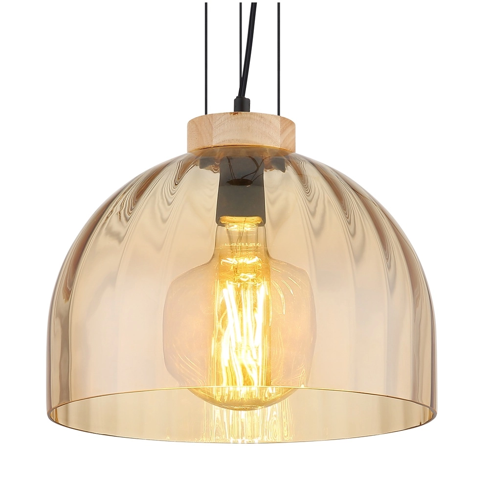 Pendant lamp Swanson black Ø 30cm Globo 9007371592647