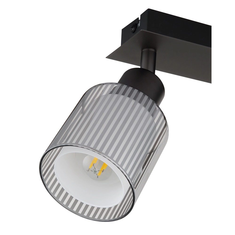 Design ceiling lamp Villegas 2-light gunmetal Globo 9007371572946