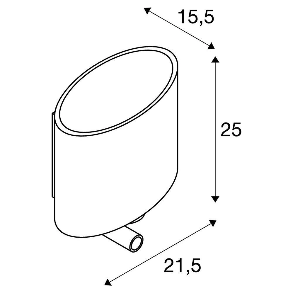 Wall lamp Kenkua Spot with reading light SLV 4024163230513
