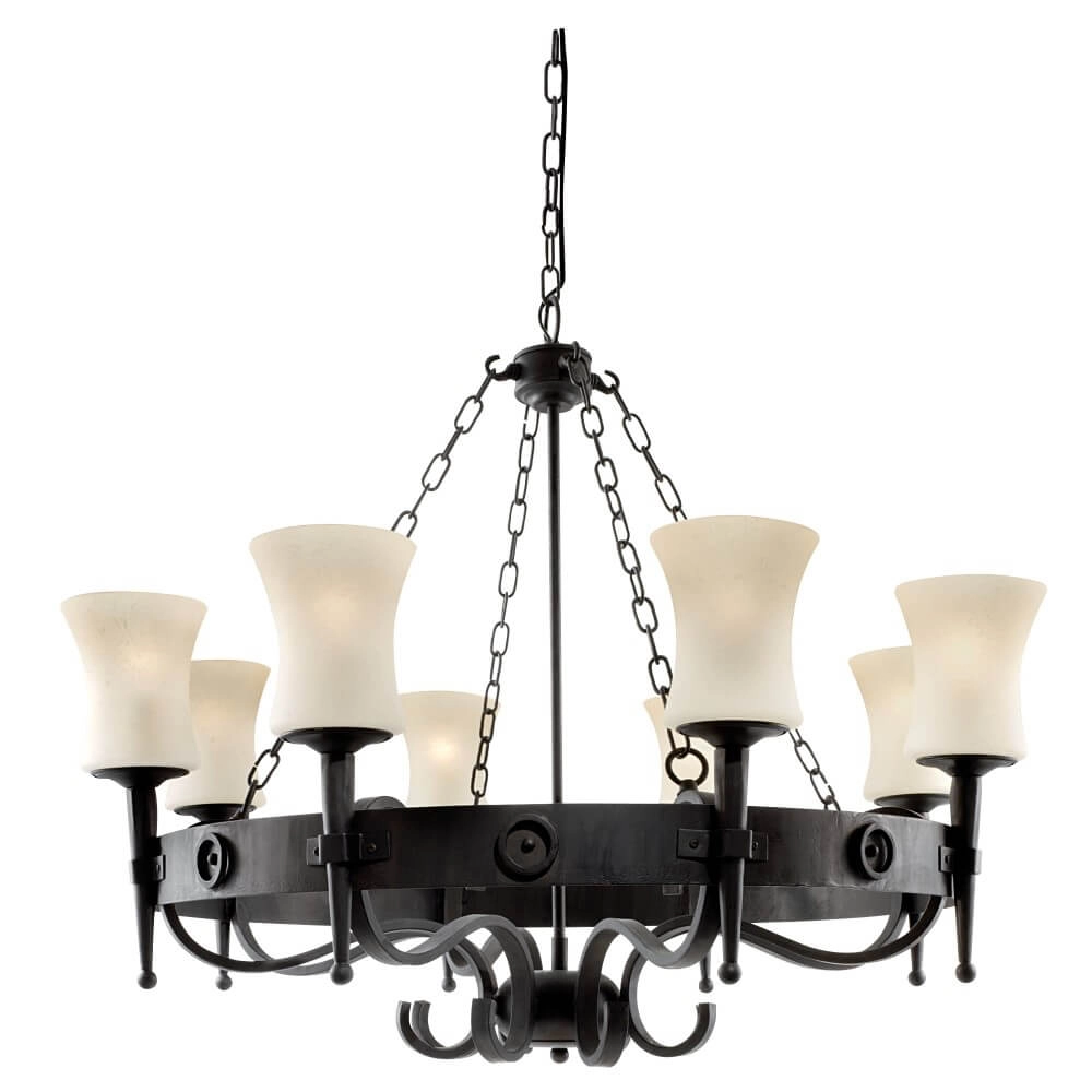 Castle pendant lamp Cartwheel Ø 88cm