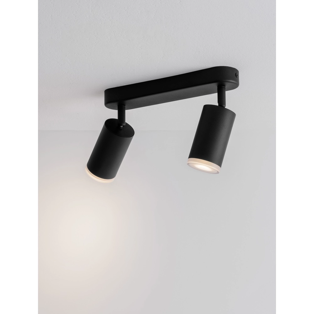 Surface-mounted spot Mao 2-light black Lyora 5212017475275