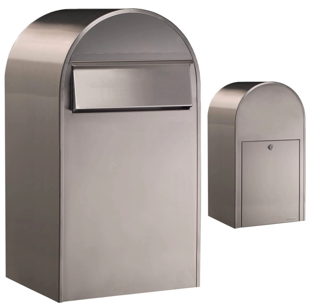 Mailbox Grande B i Stainless steel