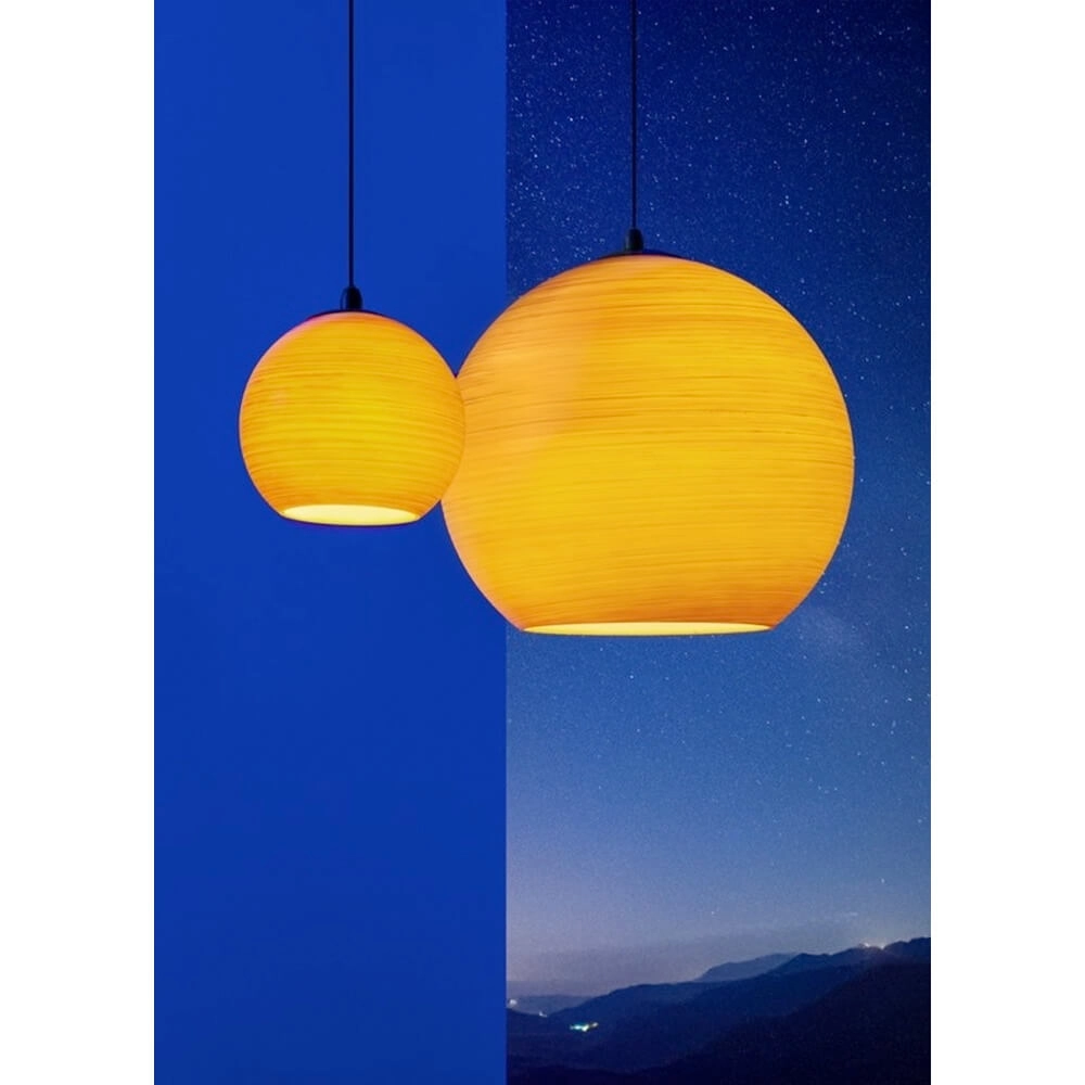 5-light pendant lamp Orb Saturn round with unique effect ETH 8720195310020