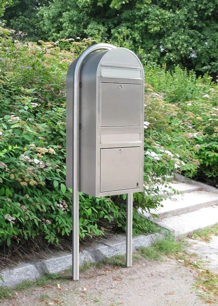 Mailbox Duo i Stainless steel Bobi 6417237014115