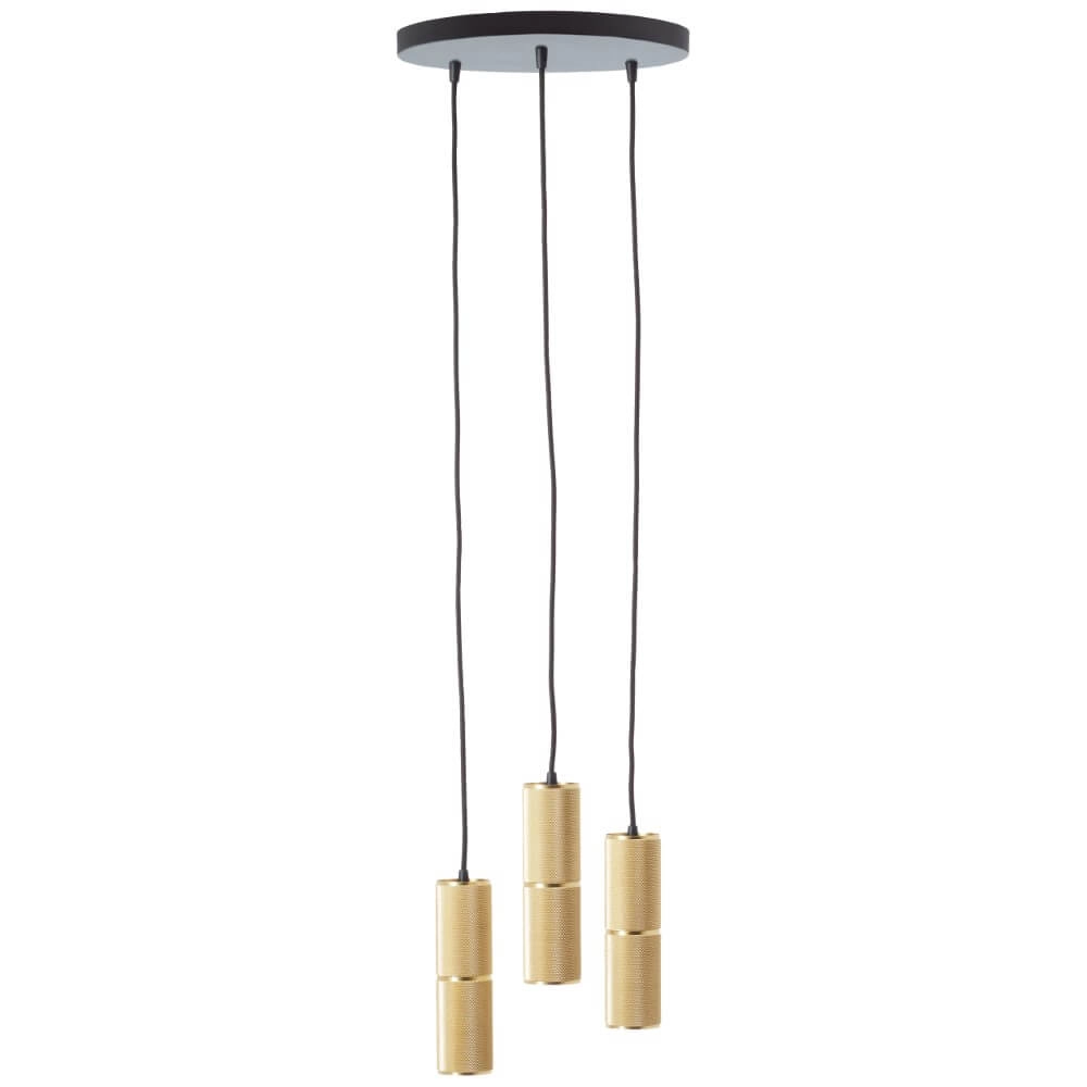 3-light pendant lamp Marty Ø 30cm gold Brilliant 4004353438325