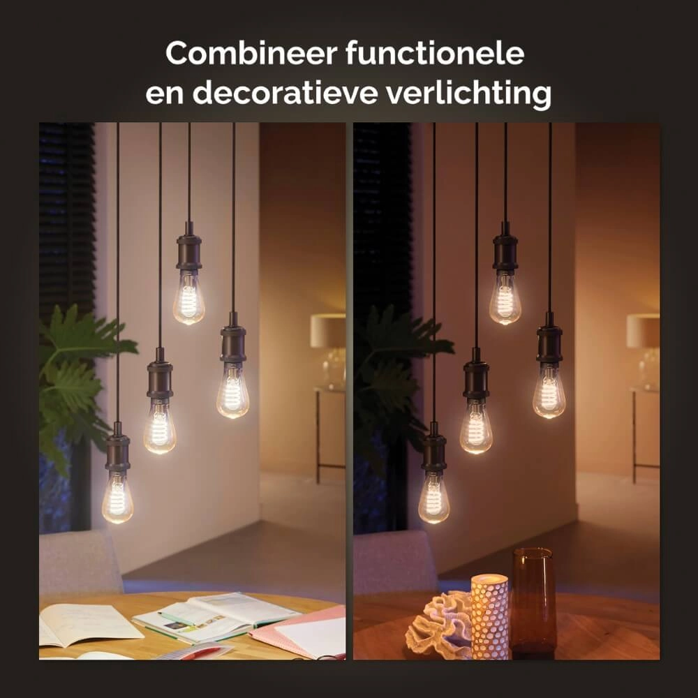 Light source Hue - E27 - 7W - White 13.5cm high Philips 8719514342989