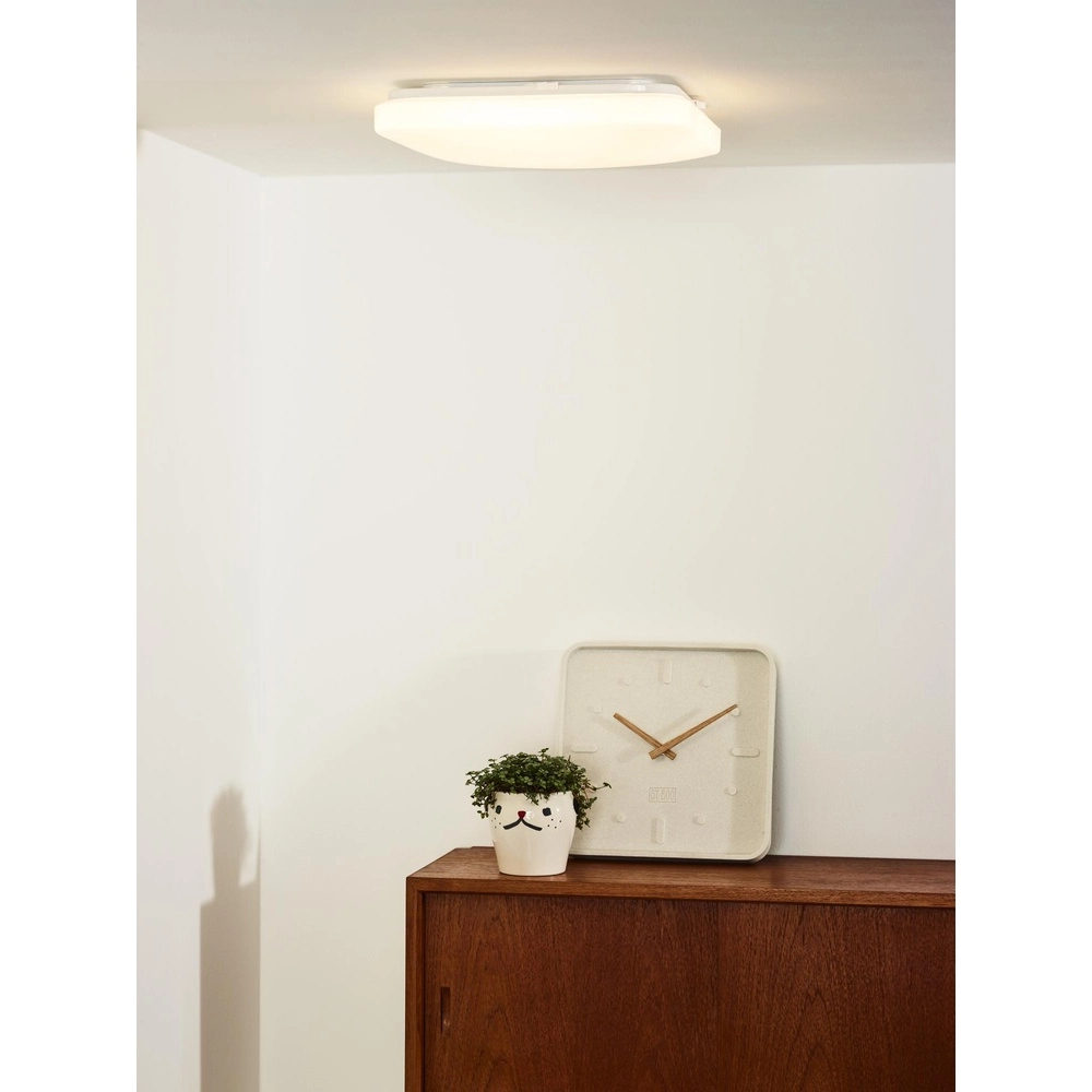 Square ceiling light Otis 33cm white