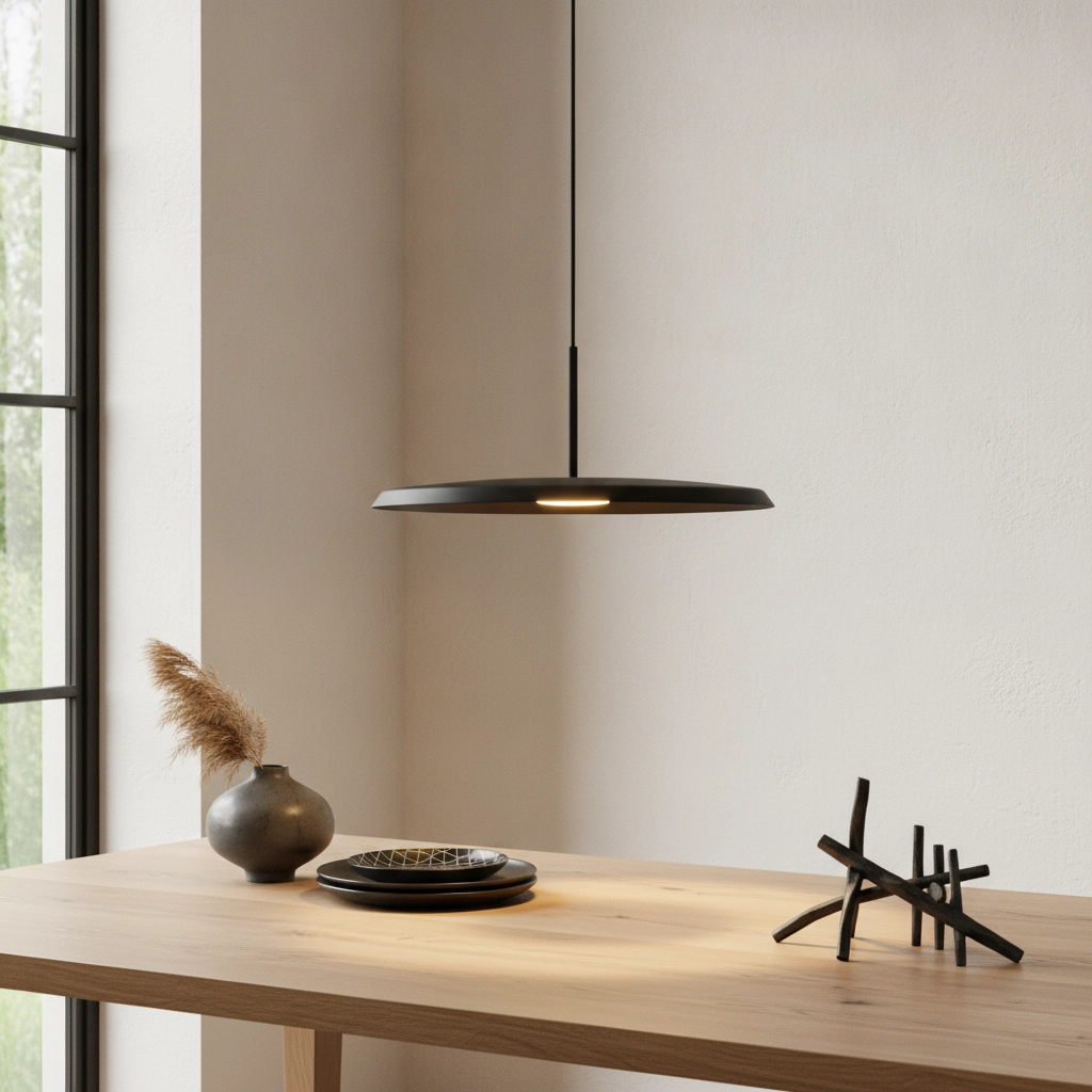 Modern pendant lamp Osorno black Ø 35cm