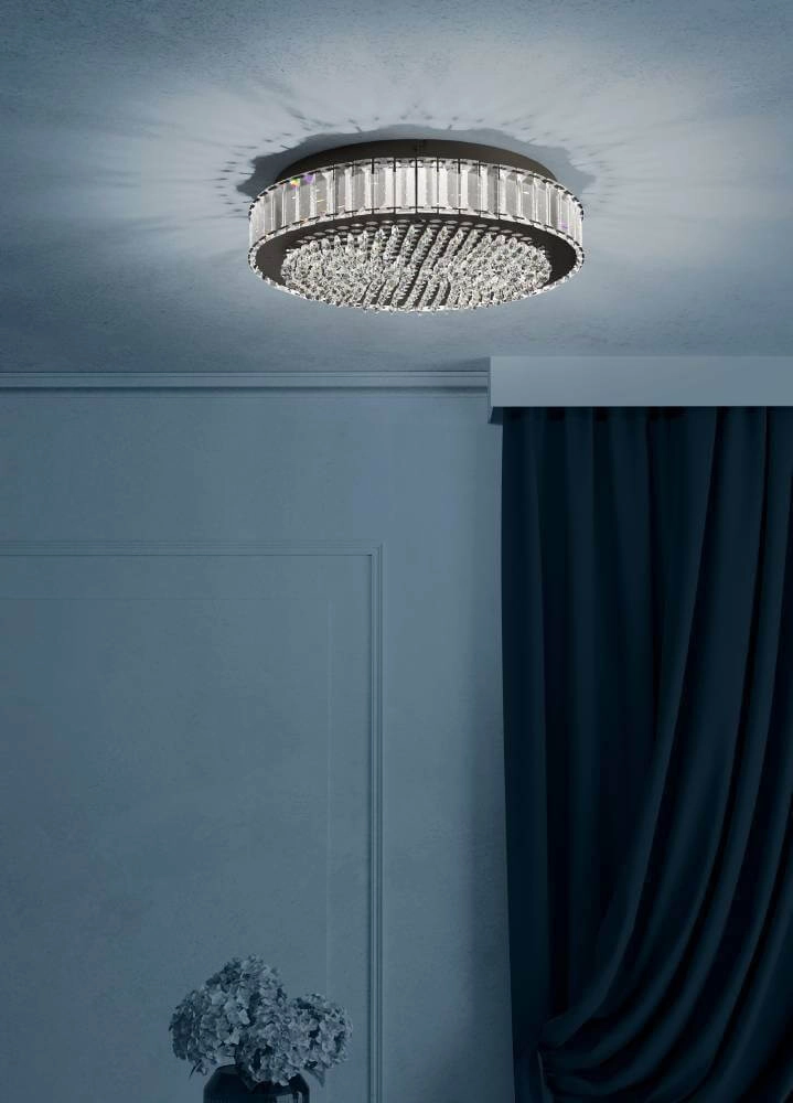 Crystal ceiling lamp Balparda Ø 41cm Stars of Light 9008606240920