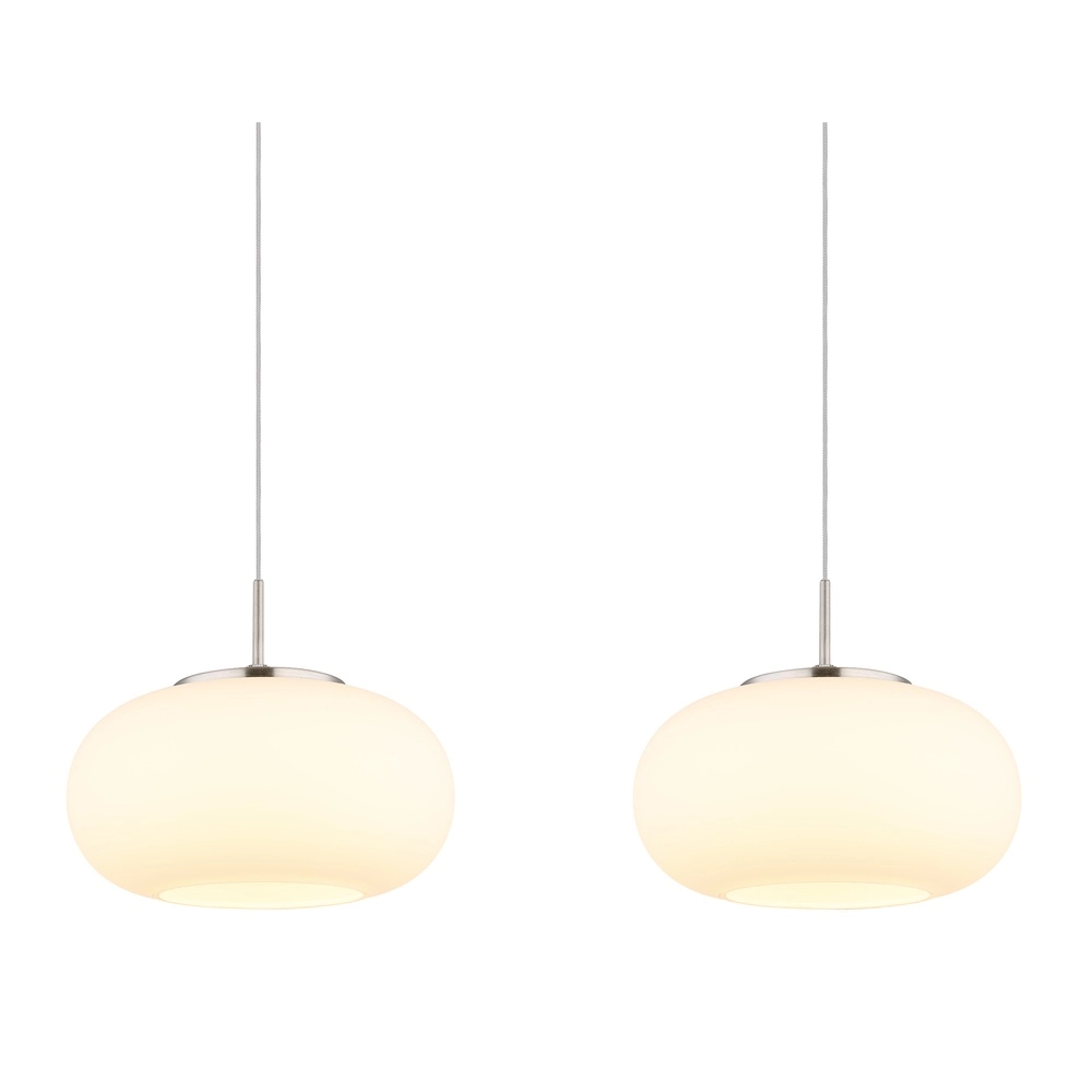 Design pendant lamp Quintara 4-light nickel Globo 9007371462322