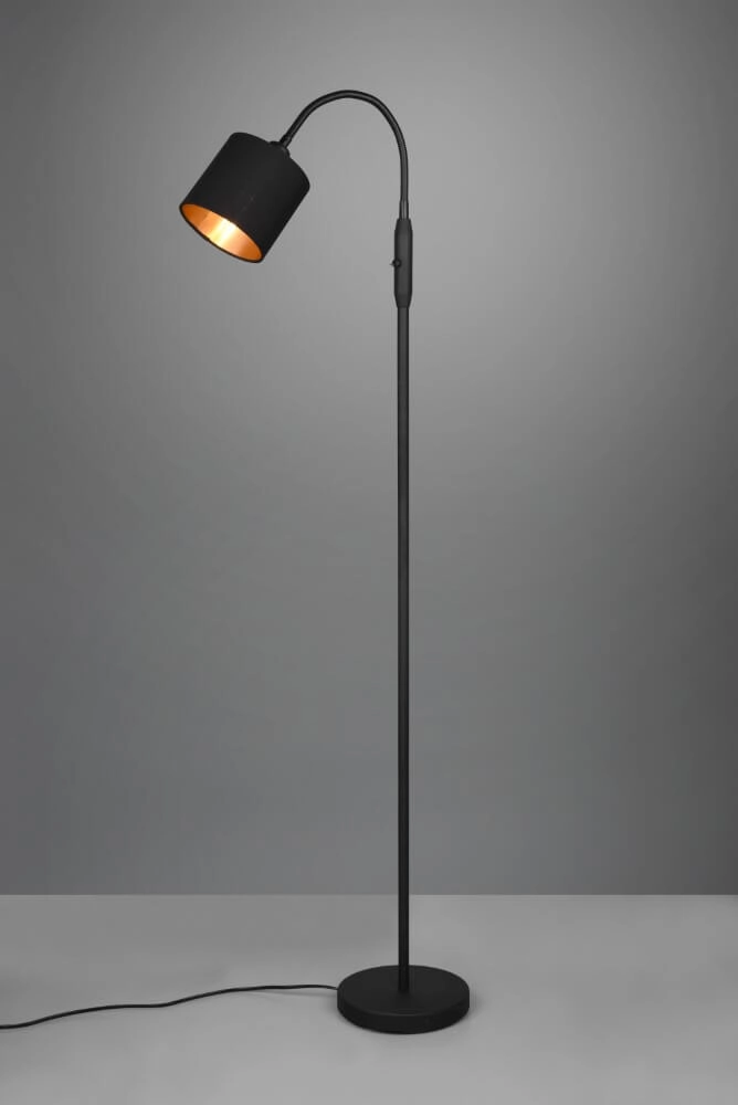Floor lamp Tommy 130cm black Trio 4017807502992