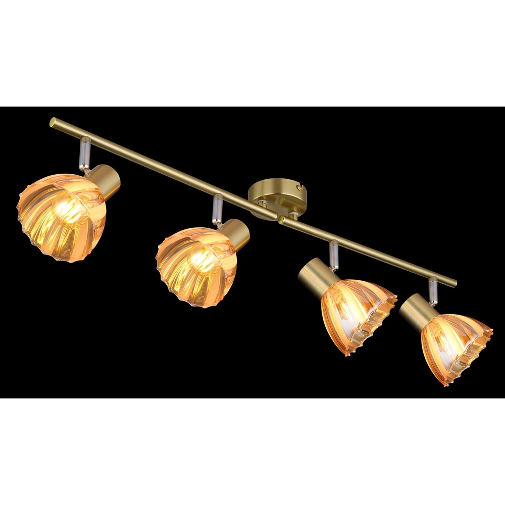 Ceiling lamp 4-lights Zachery Gold Globo 9007371531509