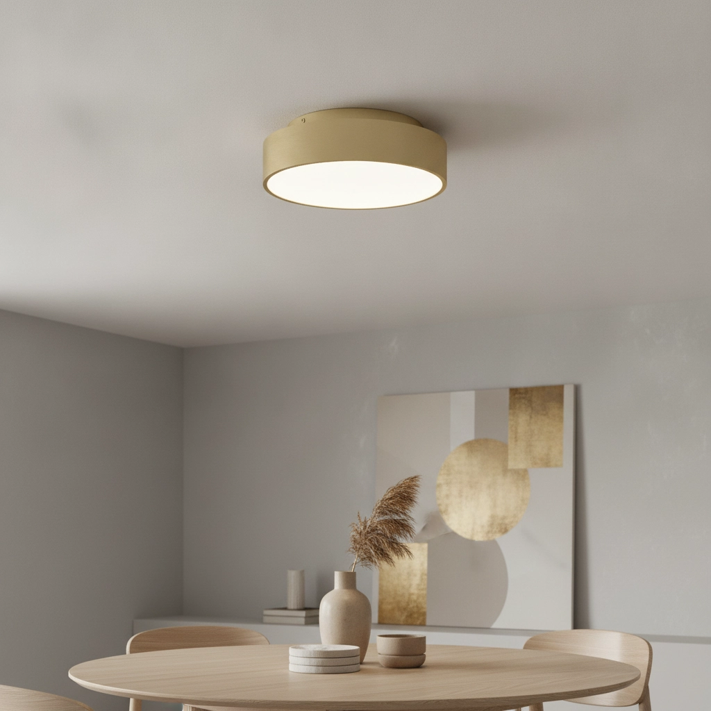 Ceiling lamp Chicago Ø 25cm warm gold