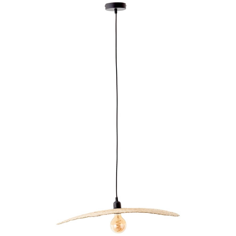 Rattan hanging lamp Jefter Ø 60cm Brilliant 4004353393334