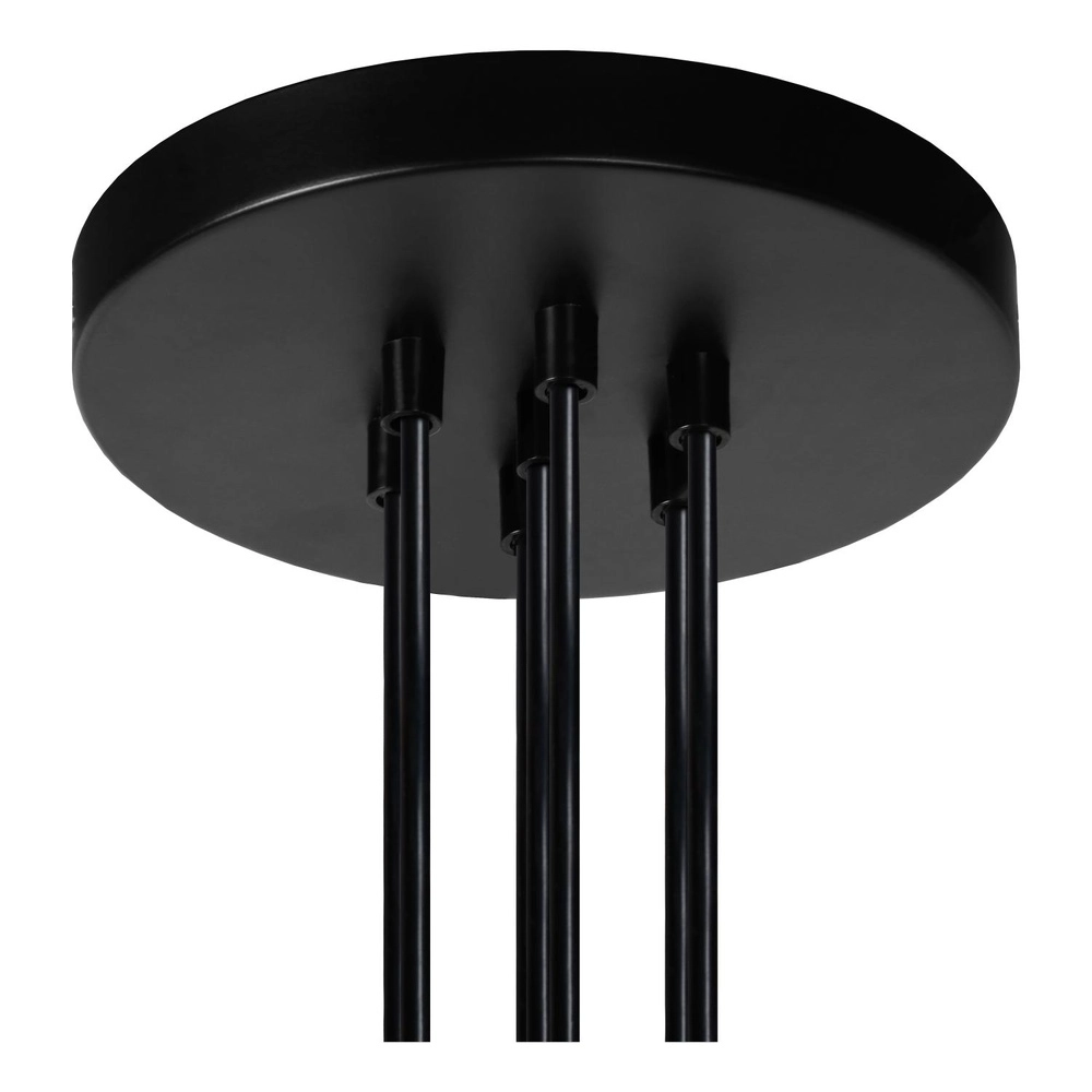 7-light pendant lamp Fix Black Lucide 5411212082879