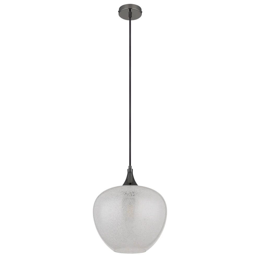 Anthracite pendant lamp Maxy with white glass Ø 29cm Globo 9007371447176