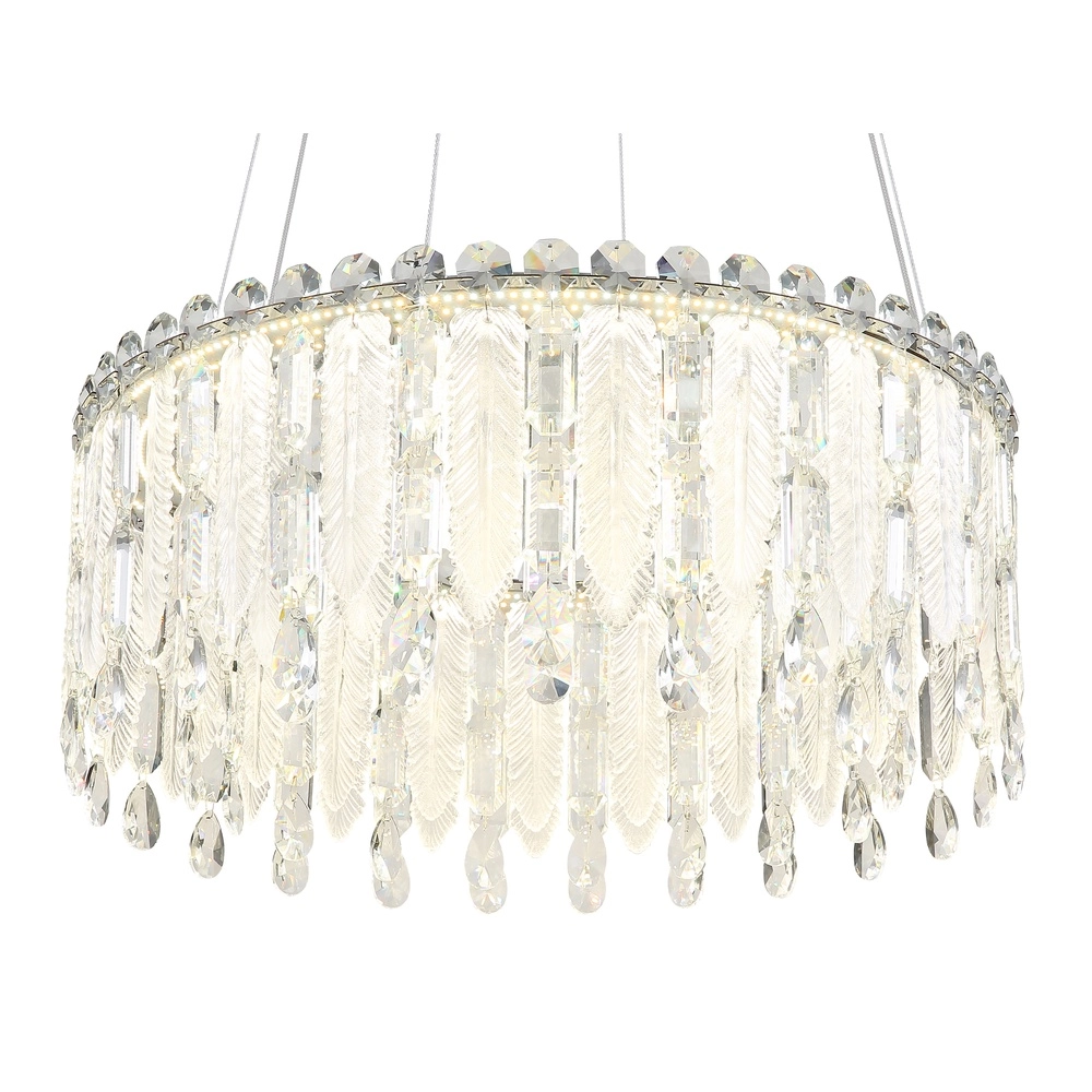 Pendant lamp Klunka chrome Ø 59.5cm Globo 9007371456093