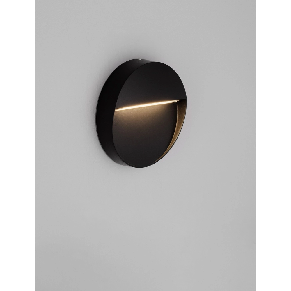 Round wall lamp Nectar Design anthracite