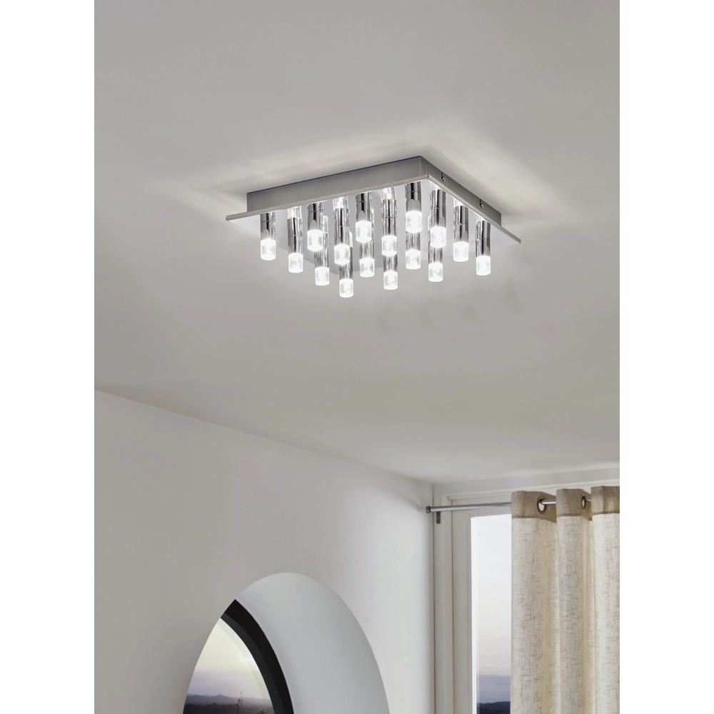 Ceiling lamp Teocelo chrome Eglo 9002759953638