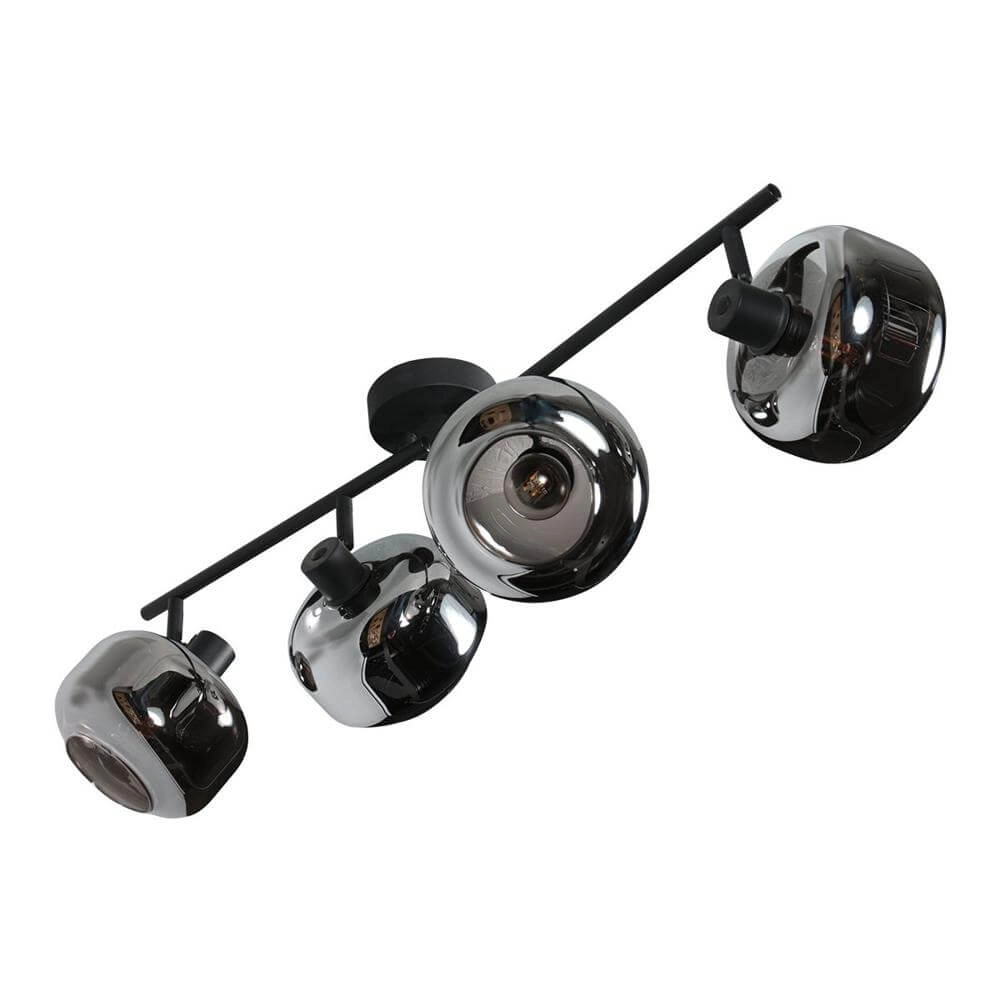 Black ceiling lamp Tenebris 4-light Steinhauer 8712746178135