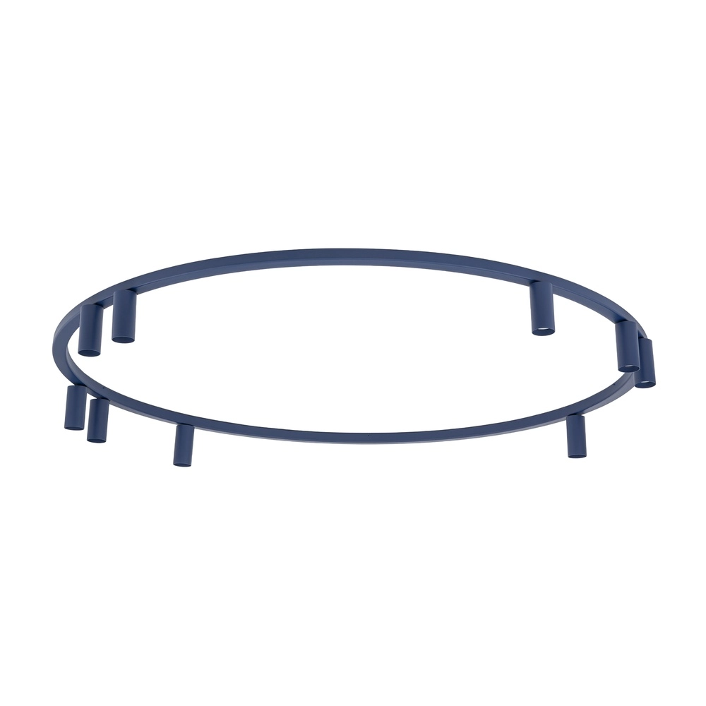 Circle surface-mounted spotlights Fourty 9x GU10 - dark blue