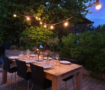 Party lights 3,6W - Led 10m with remote control Circle 8712879150640