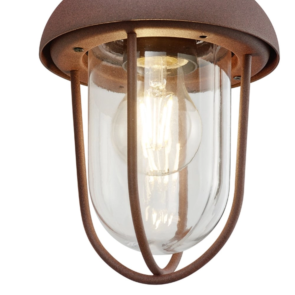 Rust brown wall lamp Duero Trio 4017807445589