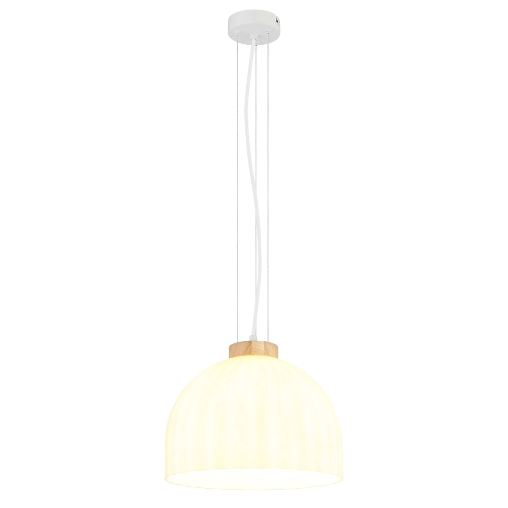 Pendant lamp Swanson white Ø 30cm