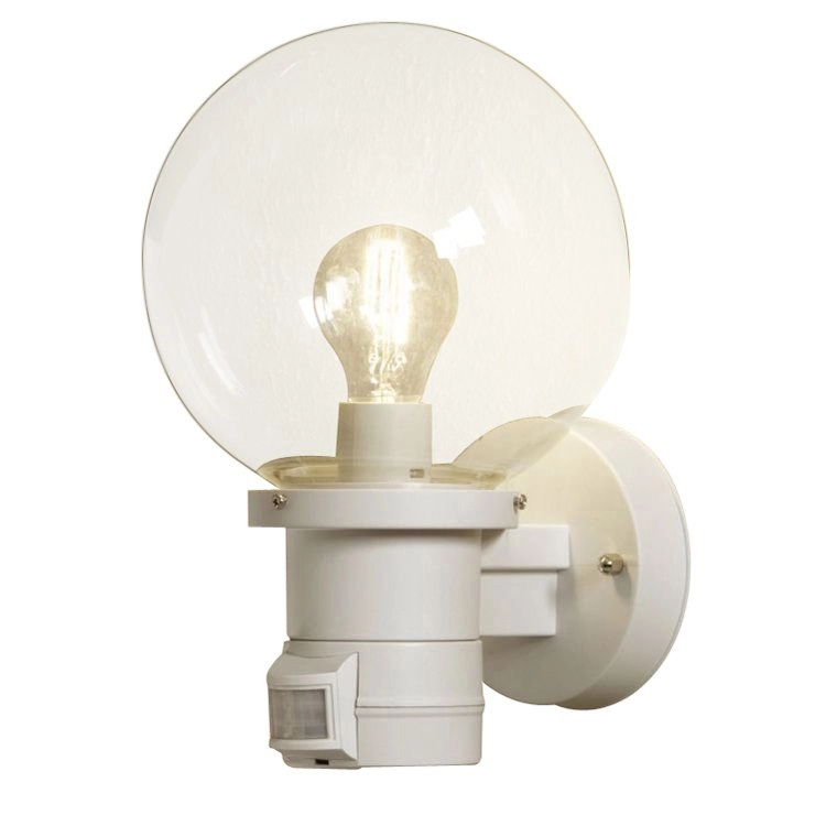 Globe outdoor lamp Nemi with montion sensor
