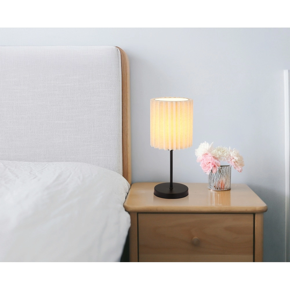 Table lamp Page Ø 15cm white with black Globo 9007371525591