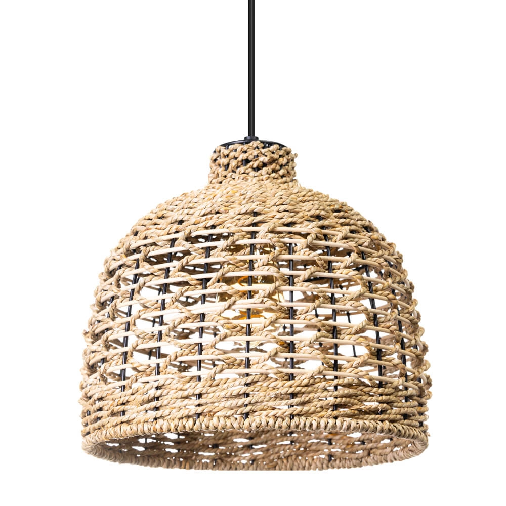 Rattan pendant lamp Lara Ø 29cm