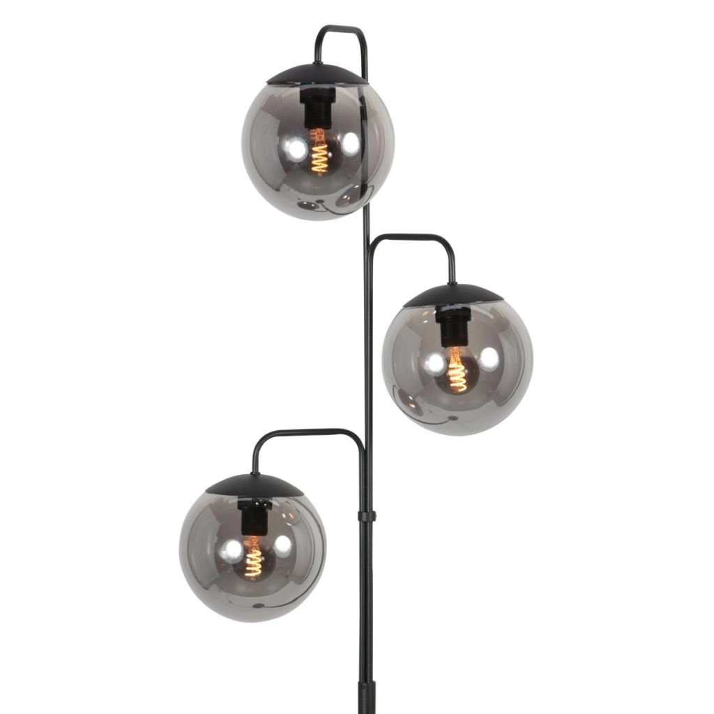 Floor lamp Bollique Black Steinhauer 8712746184785