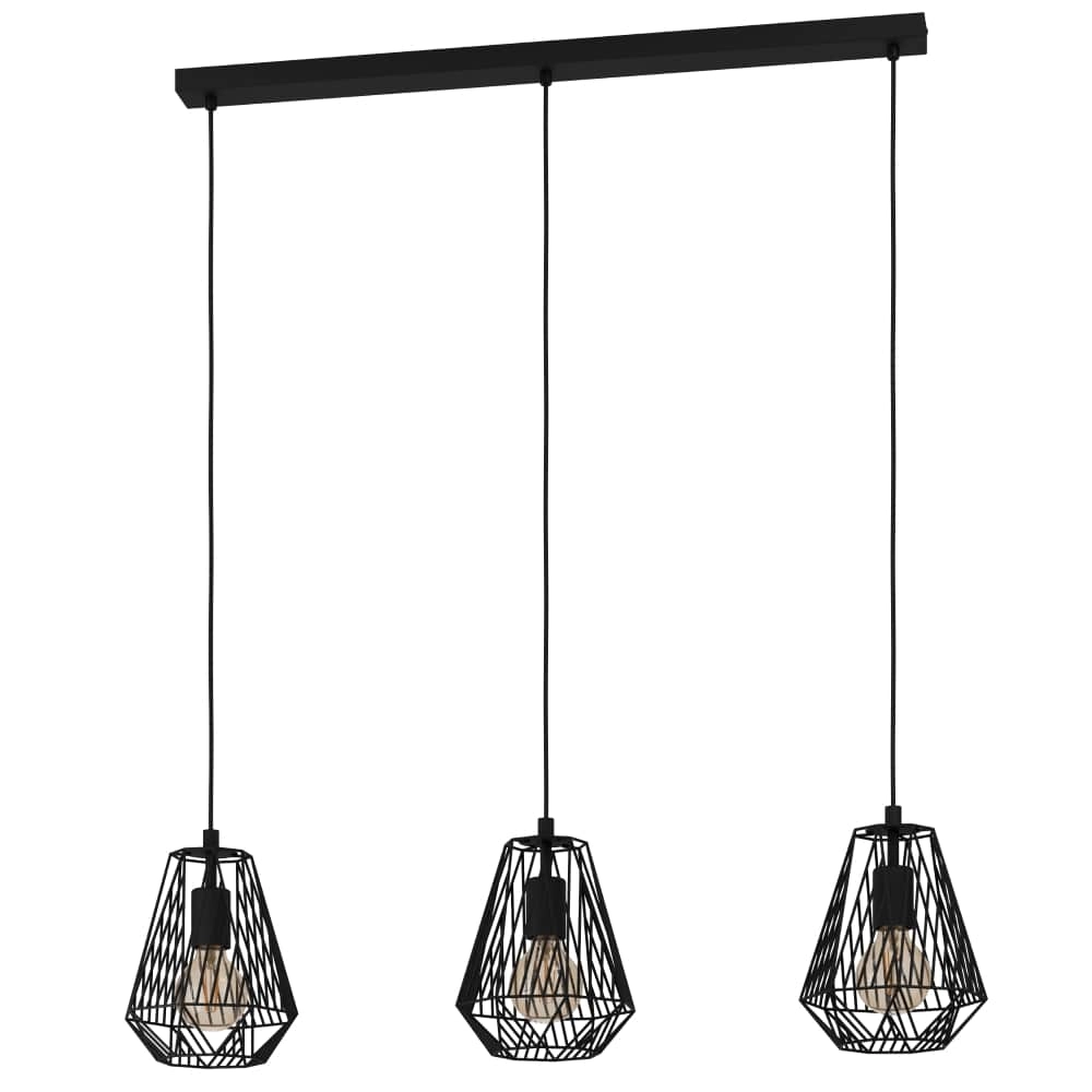 Black dining table lamp Stype