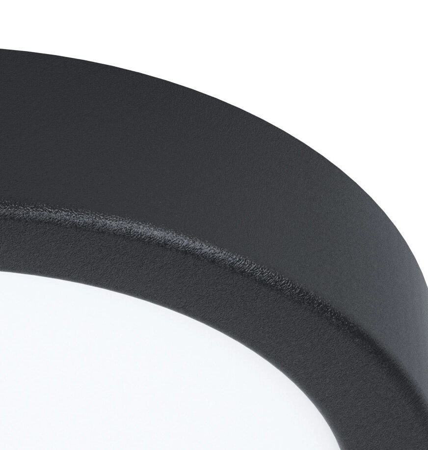 Led ceiling light Fueva 5 10w - 4000K - Ø16cm black Eglo 9002759992330