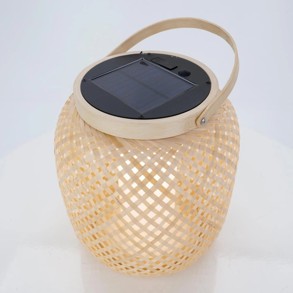 Solar table lamp Marliano Rattan Diamonds Eglo 9008606297948