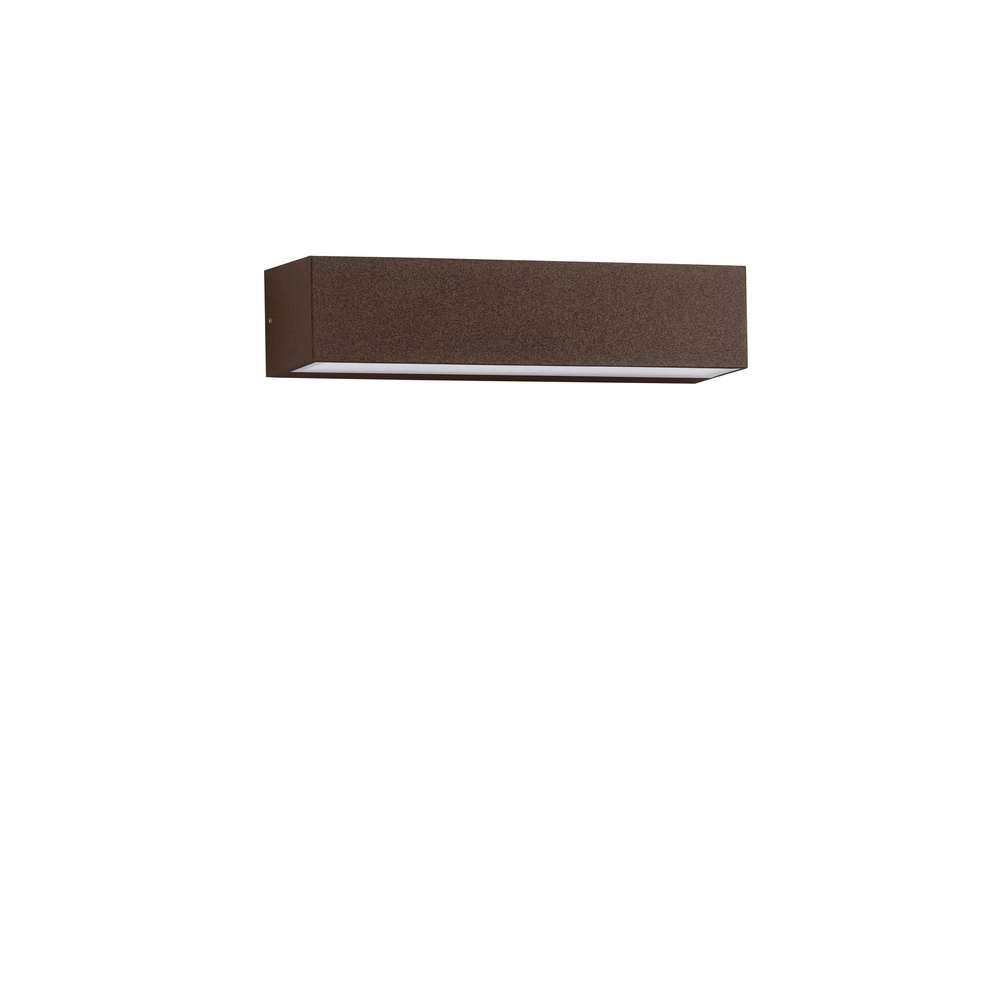 Sleek wall lamp Lane rust brown 22cm - 21W Lyora 5212017496812