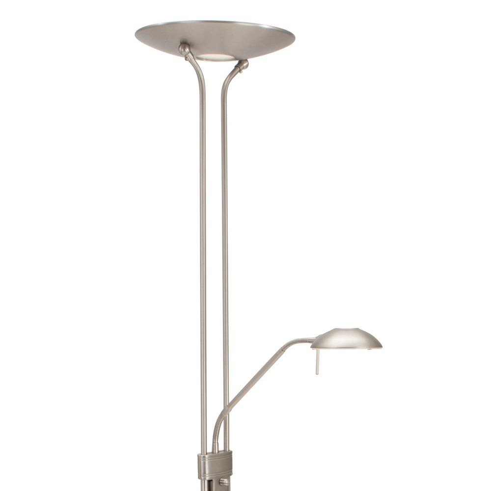 Floor lamp Mexlite Up 180cm - 3000K Metallic Grey Steinhauer 8712746096354