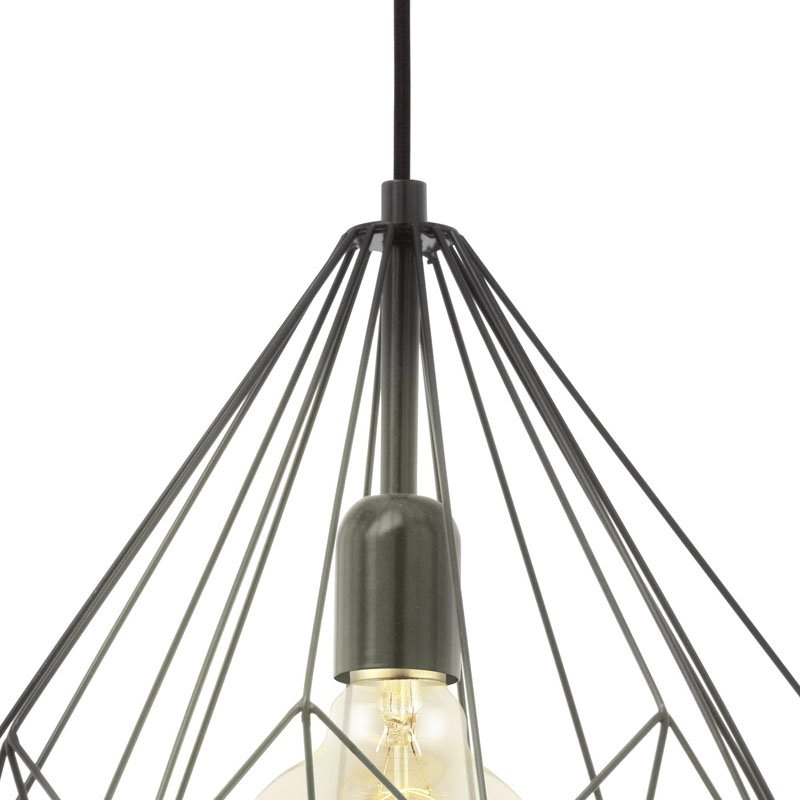 Pendant lamp Carlton black Eglo 9002759492571