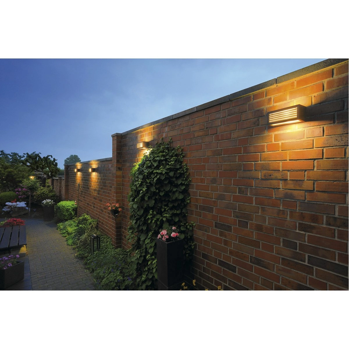Outdoor lamp Box L E27 Rusty brown SLV 4024163129381