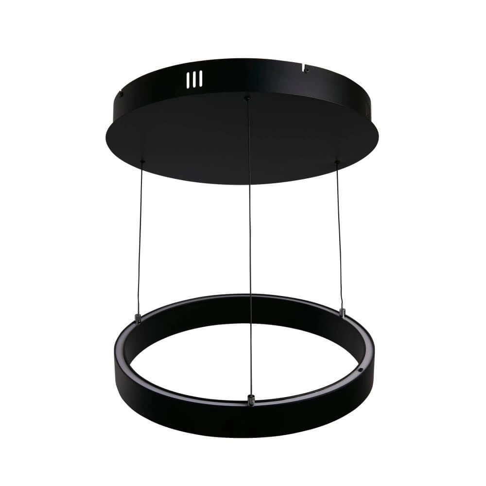 Round pendant lamp Layla black Ø 44cm Searchlight 5053423255712