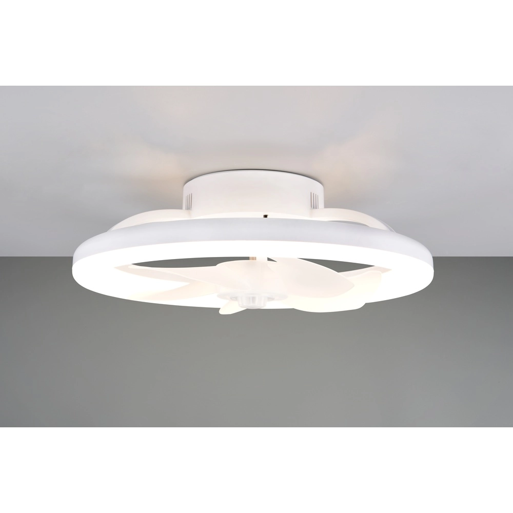 Design ceiling fan Pajala white Ø 40cm Trio 4017807688207