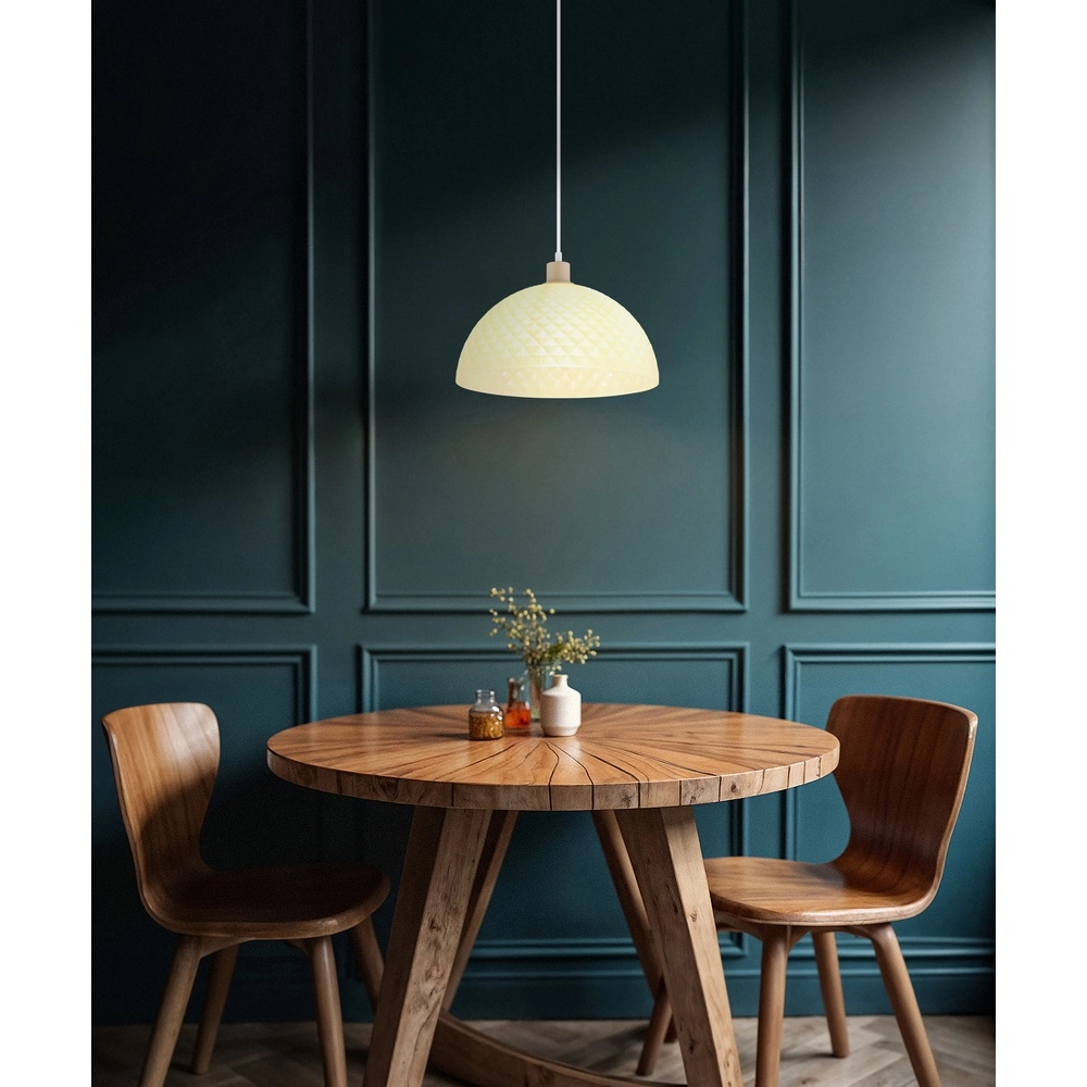 Single pendant lamp Selma sand brown Globo 9007371589104