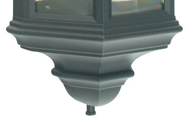 Classic wall lamp Mezza Black Franssen 7042891690062