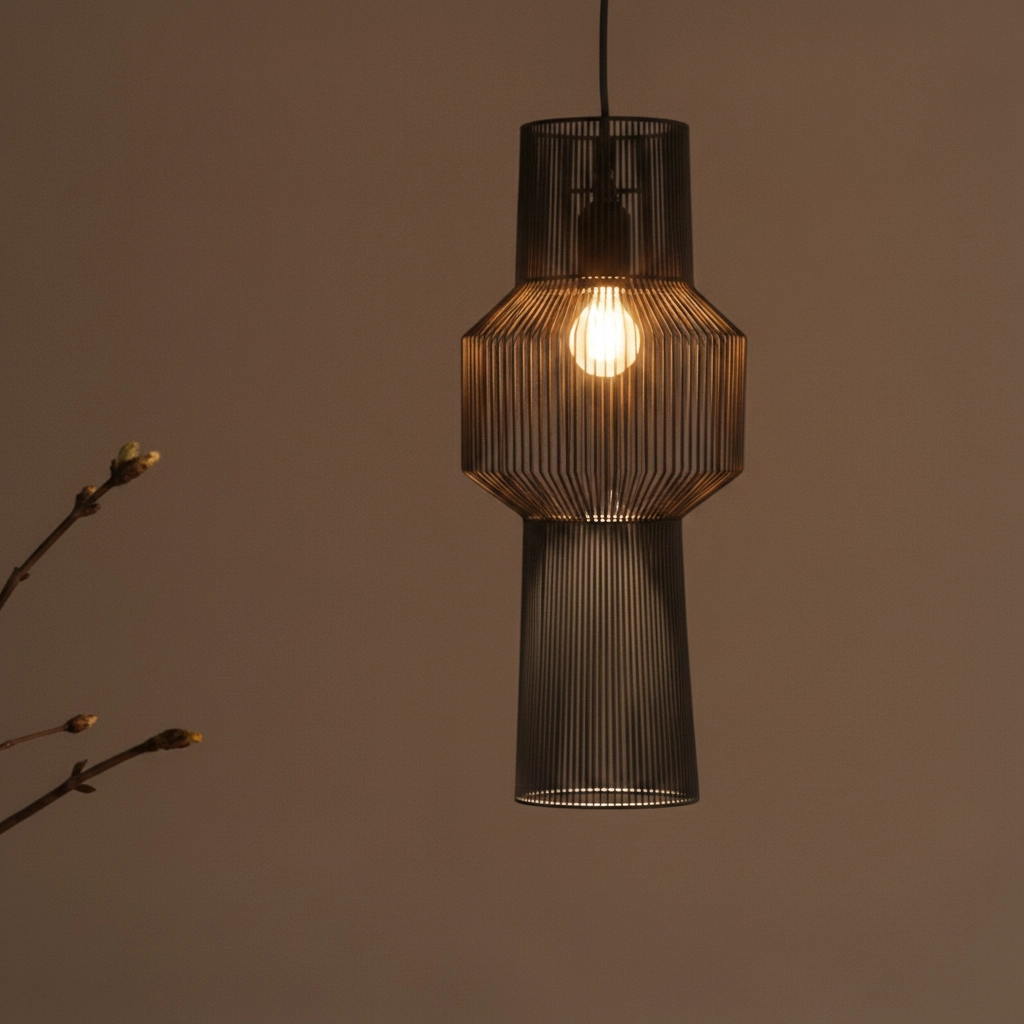 Bohemian pendant lamp Bredo Ø 21cm black