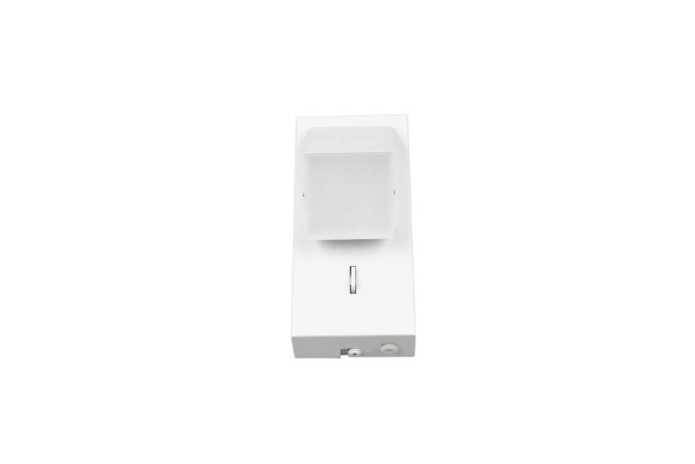 Wall spot white Raglan with switch Trio 4017807614732