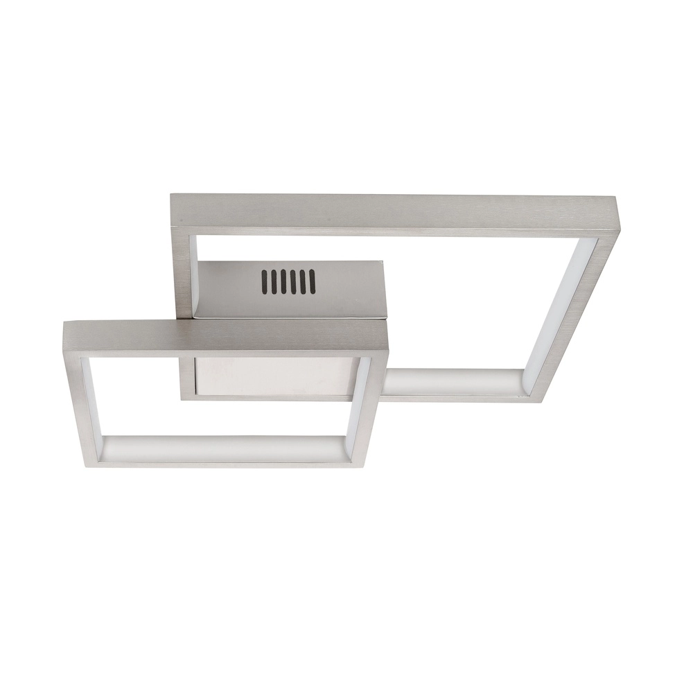 Design ceiling lamp Piazza nickel 32 x 32cm