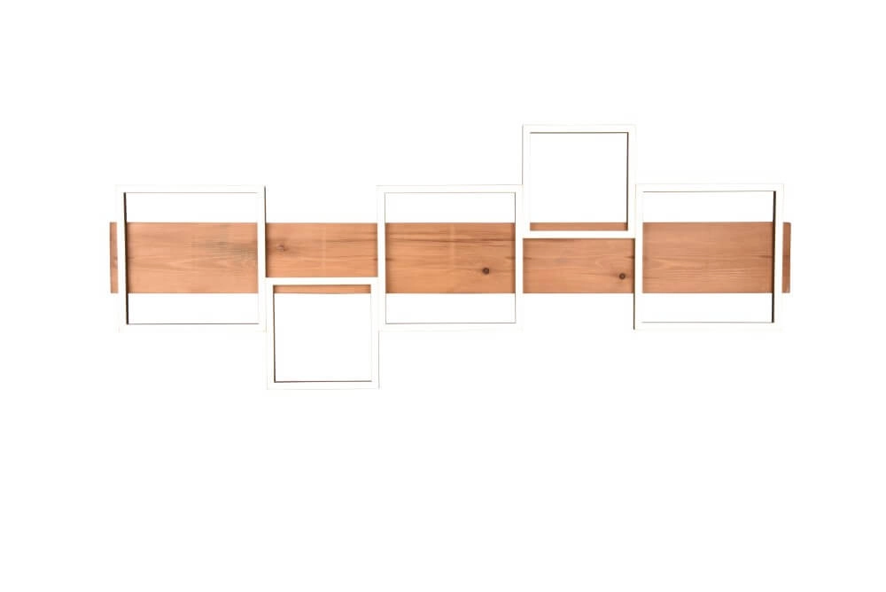 Wooden LED ceiling lamp Harper 5-light Trio 4017807524987