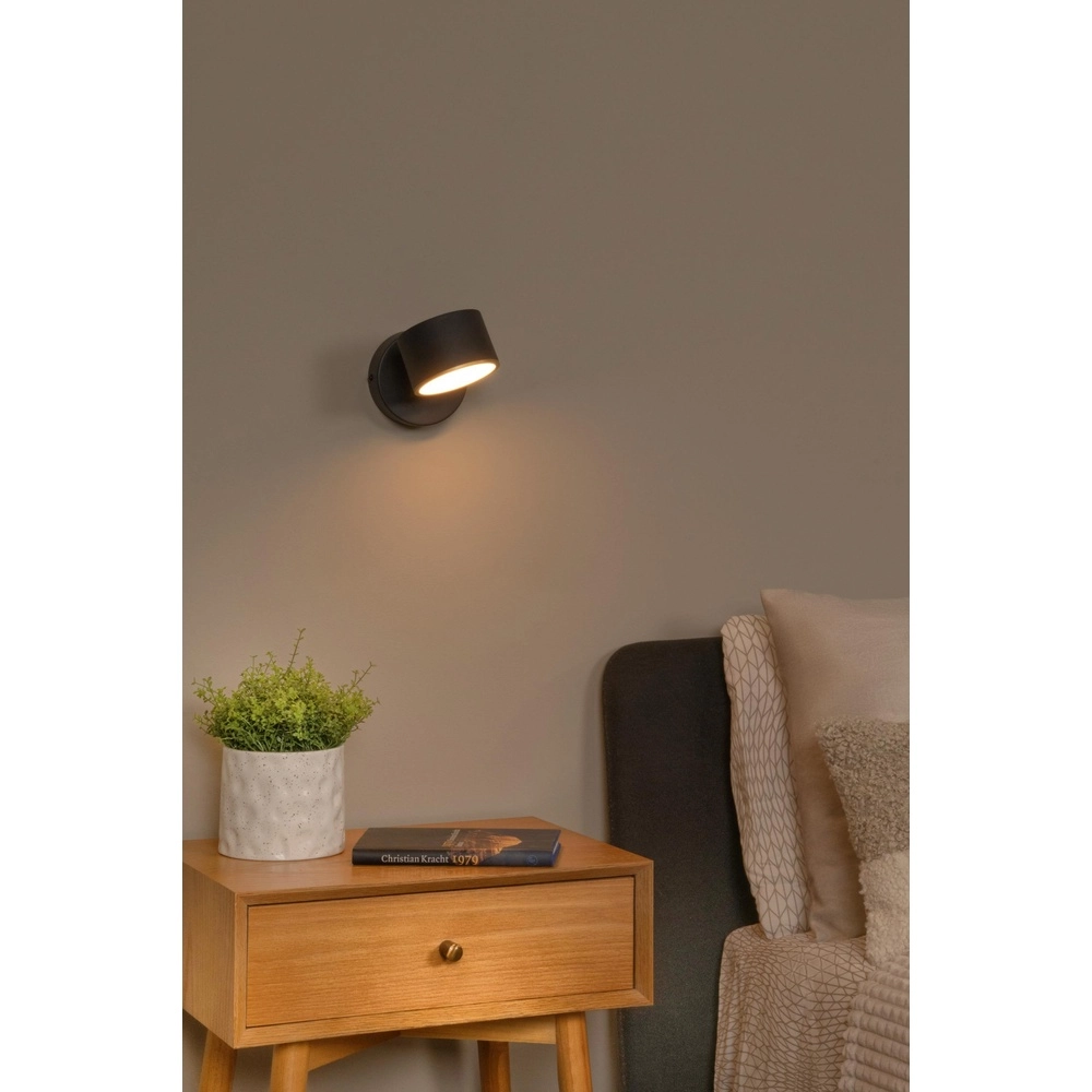 Wall lamp Gian Black Lucide 5411212441997